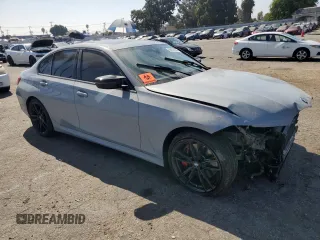 2024 BMW 3 Series M340i with VIN 3MW49FS04R8E27589, listed as a Copart auction lot 69801894 with 0 mi miles and Salvage Title. Bid and sale history available at carsss.com. Image 4.