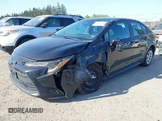 2023 Toyota Corolla LE with VIN 5YFB4MDE9PP032701, listed as a IAAI auction lot 42111425 with 29,744 mi miles. Bid and sale history available at carsss.com. Image 2.