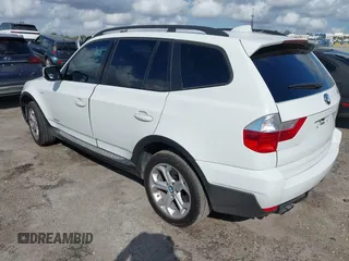 2010 BMW X3 xDrive30i with VIN WBXPC9C47AWJ36653, listed as a IAAI auction lot 41620909 with 126,642 mi miles. Bid and sale history available at carsss.com. Image 3.