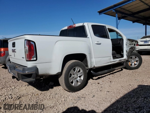2017 GMC Canyon 2WD SLE with VIN 1GTG5CEN2H1142314, listed as a Copart auction lot 44445105 with 74,584 mi miles and Salvage Title. Bid and sale history available at carsss.com. Image 3.