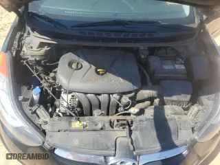 2013 Hyundai Elantra GLS with VIN 5NPDH4AE2DH385307, listed as a Copart auction lot 49011685 with 187,731 mi miles and Salvage Title. Bid and sale history available at carsss.com. Image 12.