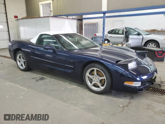 2001 Chevrolet Corvette with VIN 1G1YY32G015115573, listed as a Copart auction lot 84093054 with 52,906 mi miles and Salvage Title. Bid and sale history available at carsss.com. Image 4.