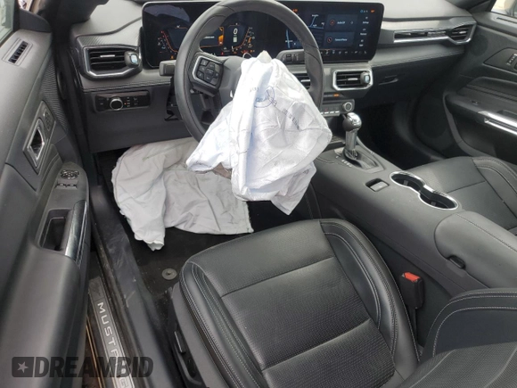 2024 Ford Mustang EcoBoost with VIN 1FA6P8TH3R5114246, listed as a Copart auction lot 60058575 with 12,093 mi miles and Salvage title. Bid and sale history available at DreamBid. Image 8.