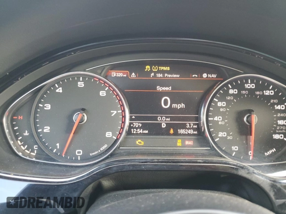 2015 Audi A8 L 4.0T with VIN WAU32AFD3FN002339, listed as a Copart auction lot 87305014 with 165,249 mi miles and Clean Title. Bid and sale history available at carsss.com. Image 9.