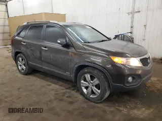 2012 Kia Sorento EX with VIN 5XYKUDA29CG234253, listed as a Copart auction lot 46803895 with 137,009 mi miles and Salvage Title. Bid and sale history available at carsss.com. Image 4.