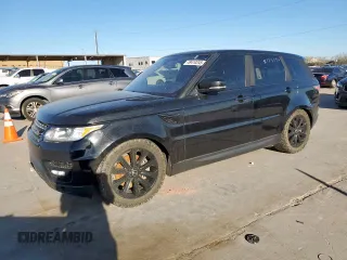 2016 Land Rover Range Rover Sport V6 Diesel HSE with VIN SALWR2KFXGA102920, listed as a Copart auction lot 49410245 with 0 mi miles and Clean Title. Bid and sale history available at carsss.com. Image 1.