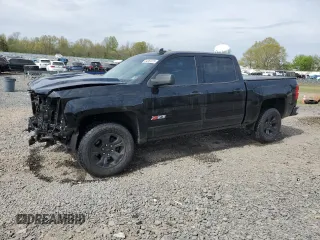 2018 Chevrolet Silverado 1500 LTZ with VIN 3GCUKSEC3JG247598, listed as a Copart auction lot 54361315 with 61,339 mi miles and Salvage Title. Bid and sale history available at DreamBid. Image 1.