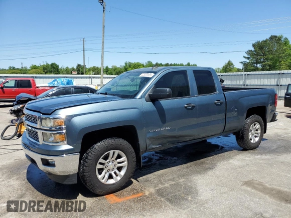 2014 Chevrolet Silverado 1500 LT with VIN 1GCRCREC0EZ112192, listed as a Copart auction lot 52505805 with 134,325 mi miles and Salvage Title. Bid and sale history available at DreamBid. Image 1.