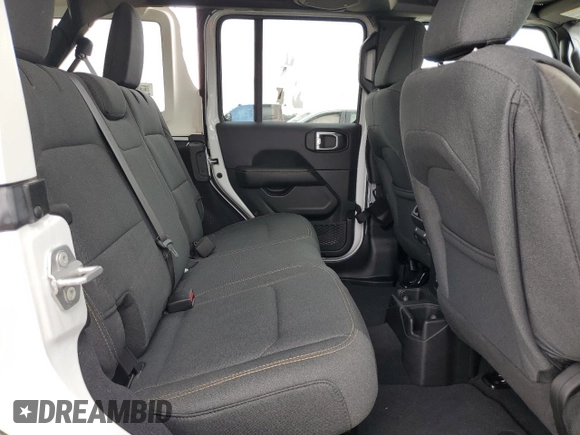2025 Jeep Wrangler Sahara with VIN 1C4PJXEN1SW528297, listed as a Copart auction lot 55950005 with 7,167 mi miles and Clean title. Bid and sale history available at DreamBid. Image 11.