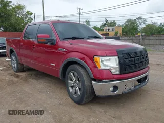 2013 Ford F-150 XL with VIN 1FTFW1ET4DFA46466, listed as a IAAI auction lot 42371591 with 170,563 mi miles and . Bid and sale history available at DreamBid. Image 1.