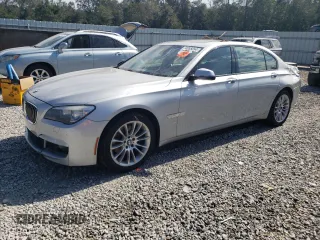 2013 BMW 7 Series 740Li with VIN WBAYE4C53DD136847, listed as a Copart auction lot 74855054 with 153,204 mi miles and Salvage title. Bid and sale history available at DreamBid. Image 1.