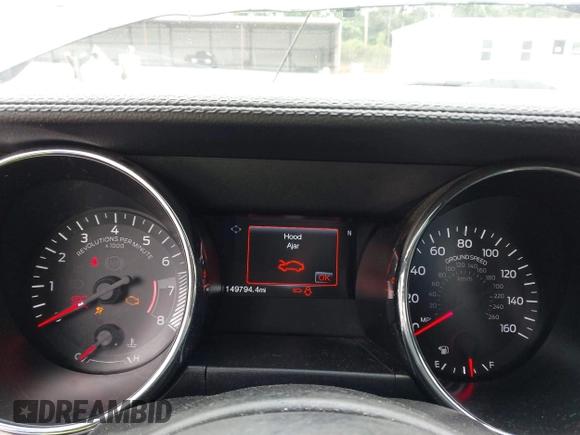 2015 Ford Mustang GT with VIN 1FA6P8CF2F5423037, listed as a IAAI auction lot 42370882 with 149,794 mi miles and . Bid and sale history available at DreamBid. Image 7.