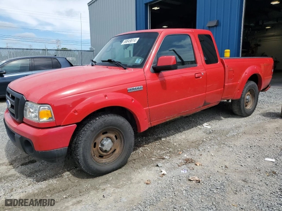 2008 Ford Ranger XLT with VIN 1FTYR44U28PA04003, listed as a Copart auction lot 58849614 with 208,481 mi miles and Salvage Title. Bid and sale history available at carsss.com. Image 1.