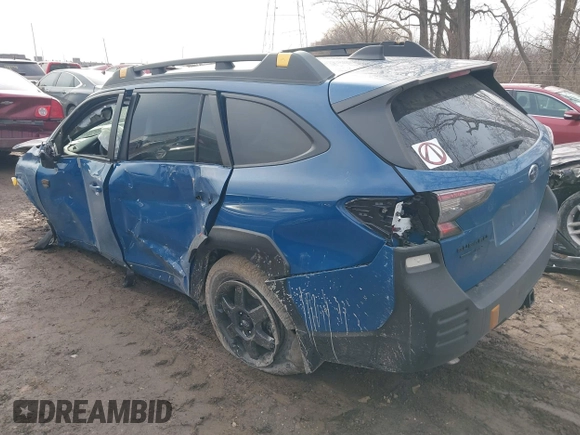 2022 Subaru Outback Wilderness with VIN 4S4BTGSD0N3269111, listed as a IAAI auction lot 41675756 with 17,046 mi miles and . Bid and sale history available at DreamBid. Image 3.