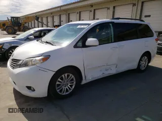 2011 Toyota Sienna XLE AAS with VIN 5TDYK3DC5BS090510, listed as a Copart auction lot 49671925 with 299,397 mi miles and Salvage Title. Bid and sale history available at carsss.com. Image 1.