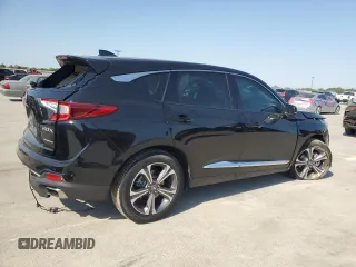 2023 Acura RDX w/Advance Package with VIN 5J8TC2H75PL015072, listed as a Copart auction lot 75234804 with 6,977 mi miles and Salvage Title. Bid and sale history available at carsss.com. Image 3.