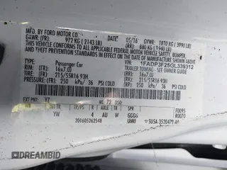 2016 Ford Focus SE with VIN 1FADP3F25GL339312, listed as a IAAI auction lot 41758115 with 77,972 mi miles. Bid and sale history available at carsss.com. Image 9.