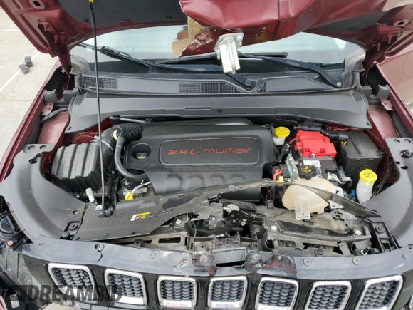2021 Jeep Compass Latitude z VIN 3C4NJDBB4MT593377, wystawiony jako Copart lot #53428805 z przebiegiem 69 453 mil mil oraz Szkoda całkowita • Salvage title. Historia ofert i sprzedaży dostępna na DreamBid. Obrazek 12.
