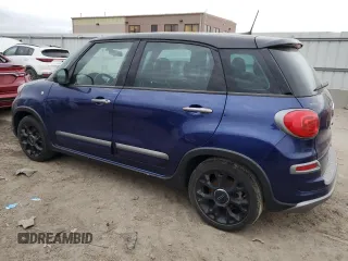 2018 FIAT 500L Trekking with VIN ZFBCFADH9JZ041163, listed as a Copart auction lot 79769353 with 108,385 mi miles and Salvage Title. Bid and sale history available at carsss.com. Image 2.