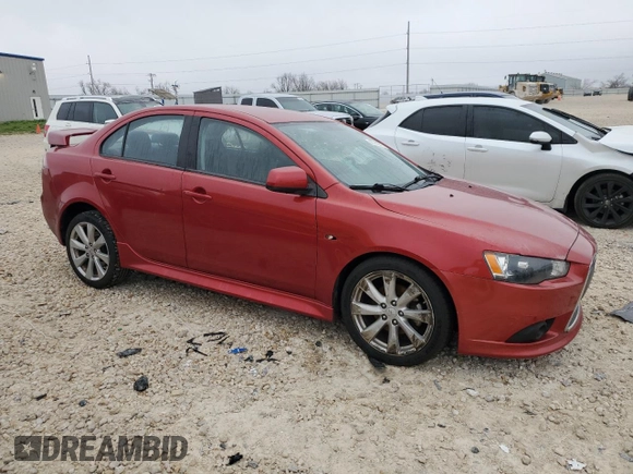 2014 Mitsubishi Lancer GT with VIN JA32U8FW3EU013654, listed as a Copart auction lot 47749015 with 94,026 mi miles and Salvage Title. Bid and sale history available at DreamBid. Image 4.