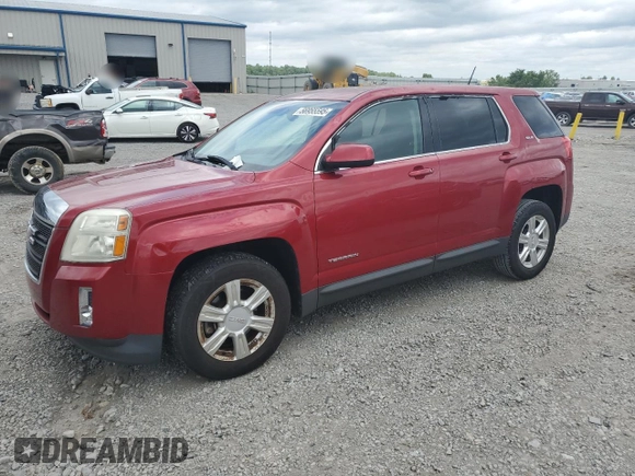 2014 GMC Terrain SLE with VIN 2GKALMEK0E6371255, listed as a Copart auction lot 56955595 with 135,475 mi miles and Salvage title. Bid and sale history available at DreamBid. Image 1.