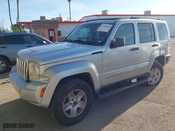 2009 Jeep Liberty Limited with VIN 1J8GN58KX9W527260, listed as a IAAI auction lot 41901644 with 154,010 mi miles. Bid and sale history available at carsss.com. Image 2.