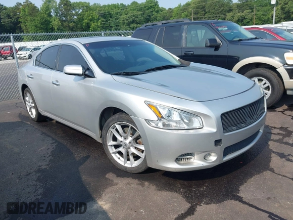2014 Nissan Maxima S with VIN 1N4AA5AP1EC454361, listed as a IAAI auction lot 42368405 with 279,103 mi miles and . Bid and sale history available at DreamBid. Image 1.