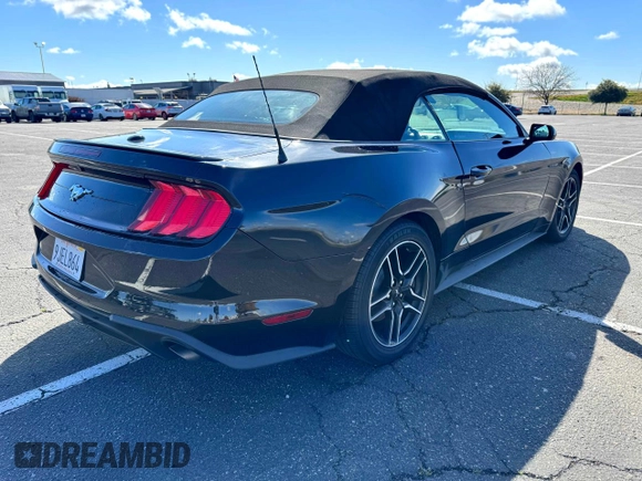 2022 Ford Mustang EcoBoost with VIN 1FATP8UH1N5119893, listed as a Copart auction lot 50090825 with 52,521 mi miles and Clean Title. Bid and sale history available at carsss.com. Image 4.