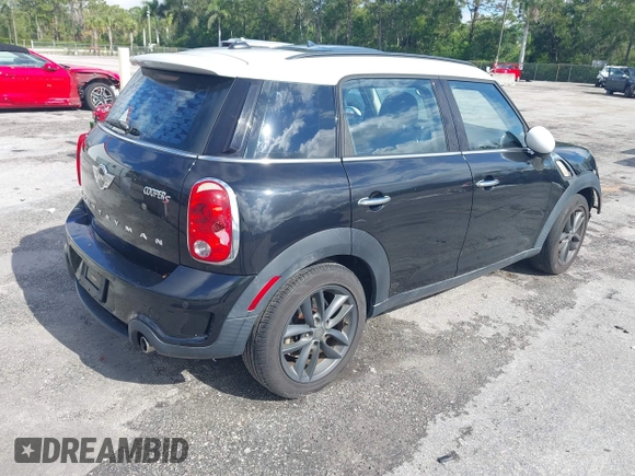2013 MINI Countryman S with VIN WMWZC3C5XDWP24270, listed as a IAAI auction lot 42232550 with 95,512 mi miles and . Bid and sale history available at DreamBid. Image 4.
