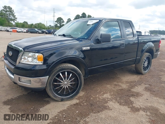 2005 Ford F-150 XLT with VIN 1FTRX12535KC63757, listed as a IAAI auction lot 42044503 with 247,891 mi miles. Bid and sale history available at carsss.com. Image 2.