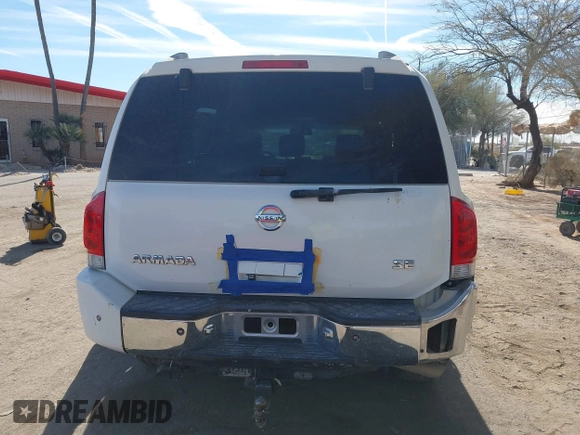 2006 Nissan Armada LE с VIN 5N1AA08B76N726663, выставлен на аукционе IAAI как лот 41409292 с пробегом 227 802 миль миль и . История ставок и продаж доступна на DreamBid. Изображение 16.