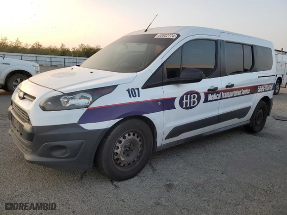 2016 Ford Transit Connect Wagon XL with VIN NM0GE9E79G1260487, listed as a Copart auction lot 83602774 with 454,691 mi miles and Clean Title. Bid and sale history available at carsss.com. Image 1.