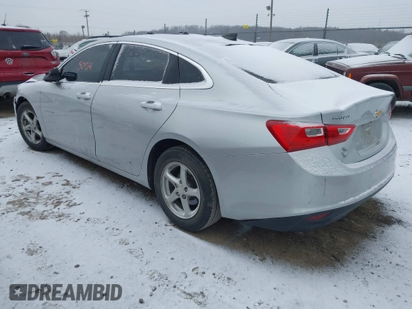2017 Chevrolet Malibu LS with VIN 1G1ZB5ST4HF183801, listed as a IAAI auction lot 41355054 with 131,748 mi miles and . Bid and sale history available at DreamBid. Image 3.