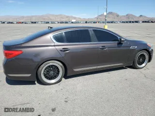 2015 Kia K900 Premium with VIN KNALU4D40F6023805, listed as a Copart auction lot 71848724 with 103,400 mi miles and Clean Title. Bid and sale history available at carsss.com. Image 3.