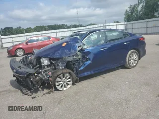 2018 Kia Optima S z VIN 5XXGT4L33JG226861, wystawiony jako Copart lot #60978105 z przebiegiem Nie podano mil oraz Szkoda całkowita • Salvage title. Historia ofert i sprzedaży dostępna na DreamBid. Obrazek 1.