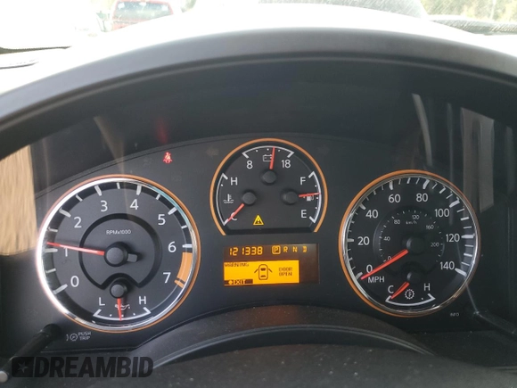 2015 Nissan Titan SV with VIN 1N6BA0ED9FN509000, listed as a Copart auction lot 81986934 with 121,338 mi miles and Salvage title. Bid and sale history available at DreamBid. Image 9.