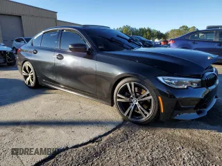 2021 BMW 3 Series 330i xDrive with VIN WBA5R7C02MFK14424, listed as a Copart auction lot 39656474 with 0 mi miles. Bid and sale history available at carsss.com. Image 4.