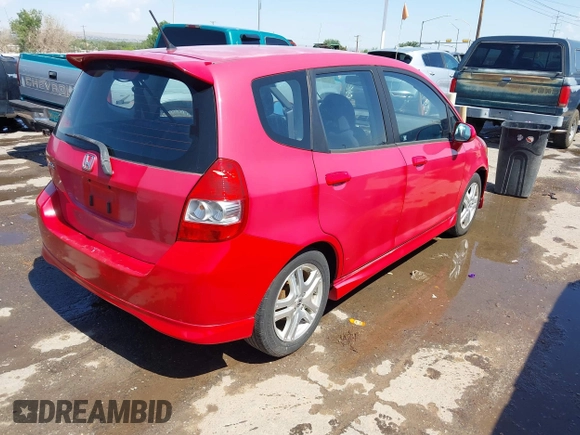 2007 Honda Fit Sport with VIN JHMGD37627S042097, listed as a IAAI auction lot 42461445 with 197,625 mi miles and . Bid and sale history available at DreamBid. Image 4.