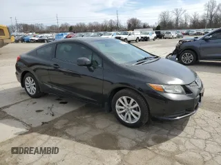2012 Honda Civic Cpe EX with VIN 2HGFG3B86CH539704, listed as a Copart auction lot 50049735 with 132,830 mi miles and Salvage Title. Bid and sale history available at carsss.com. Image 4.