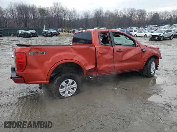 2019 Ford Ranger XL with VIN 1FTER1FH9KLA88515, listed as a Copart auction lot 47052705 with 16,054 mi miles and Salvage Title. Bid and sale history available at DreamBid. Image 3.