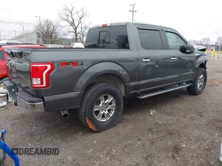 2015 Ford F-150 XLT with VIN 1FTEW1EG7FKE80275, listed as a IAAI auction lot 41721445 with 145,284 mi miles. Bid and sale history available at carsss.com. Image 4.