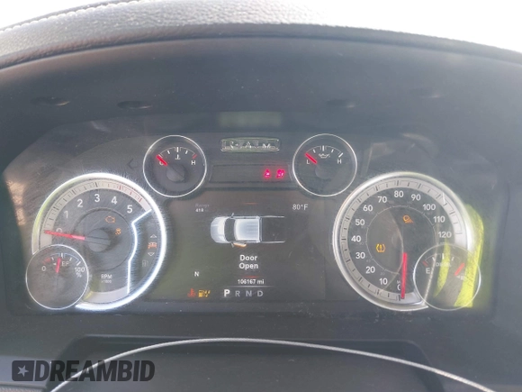 2018 Ram 2500 Big Horn with VIN 3C6UR5DL7JG290136, listed as a IAAI auction lot 41823442 with 106,167 mi miles. Bid and sale history available at carsss.com. Image 7.