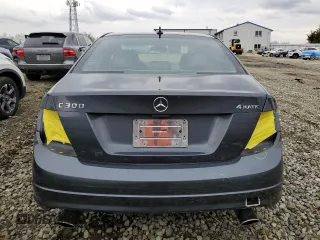 2011 Mercedes-Benz C-Class C 300 Sport with VIN WDDGF8BB0BR149653, listed as a Copart auction lot 52490125 with 95,315 mi miles and Salvage Title. Bid and sale history available at carsss.com. Image 6.