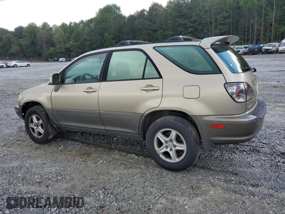2002 Lexus RX 300 with VIN JTJHF10U920285016, listed as a Copart auction lot 56587545 with 187,124 mi miles and Clean Title. Bid and sale history available at DreamBid. Image 2.