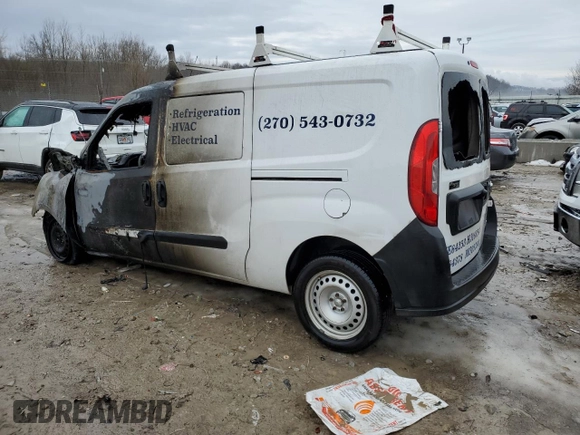 2015 Ram ProMaster City Cargo Tradesman with VIN ZFBERFAT3F6970960, listed as a Copart auction lot 41684095 with Not provided miles and Non repairable. Bid and sale history available at DreamBid. Image 2.