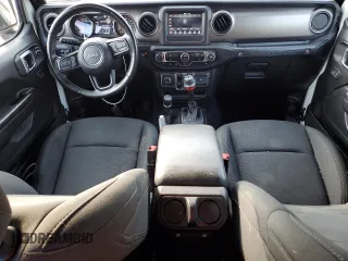 2021 Jeep Wrangler Unlimited Sport S with VIN 1C4HJXDG9MW504842, listed as a Copart auction lot 58566925 with 78,358 mi miles and Salvage title. Bid and sale history available at DreamBid. Image 8.