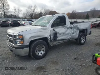 2015 Chevrolet Silverado 1500 Work Truck with VIN 1GCNKPEC4FZ241902, listed as a Copart auction lot 80620464 with 54,000 mi miles and Salvage Title. Bid and sale history available at carsss.com. Image 1.