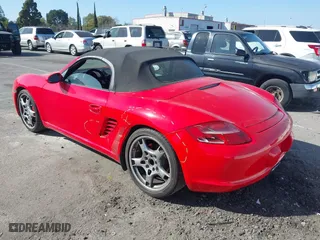 2008 Porsche Boxster S with VIN WP0CB29858U730258, listed as a IAAI auction lot 41718569 with 209,434 mi miles. Bid and sale history available at carsss.com. Image 3.