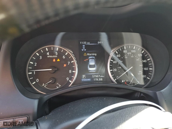 2018 Infiniti Q50 RED SPORT 400 with VIN JN1FV7AP1JM460118, listed as a Copart auction lot 45935985 with 57,967 mi miles and Salvage Title. Bid and sale history available at carsss.com. Image 9.
