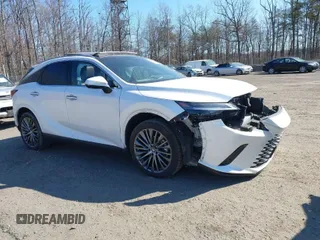 2023 Lexus RX with VIN 2T2BAMCA7PC030674, listed as a IAAI auction lot 41675352 with 13,337 mi miles. Bid and sale history available at carsss.com. Image 1.